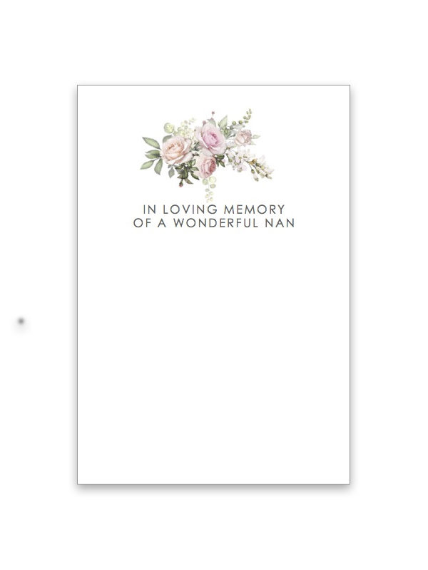 In Loving Memory of a wonderful Nan 024S