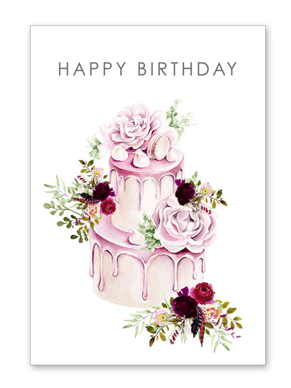 Happy Birthday Autumn - Heavenly Floral Cards